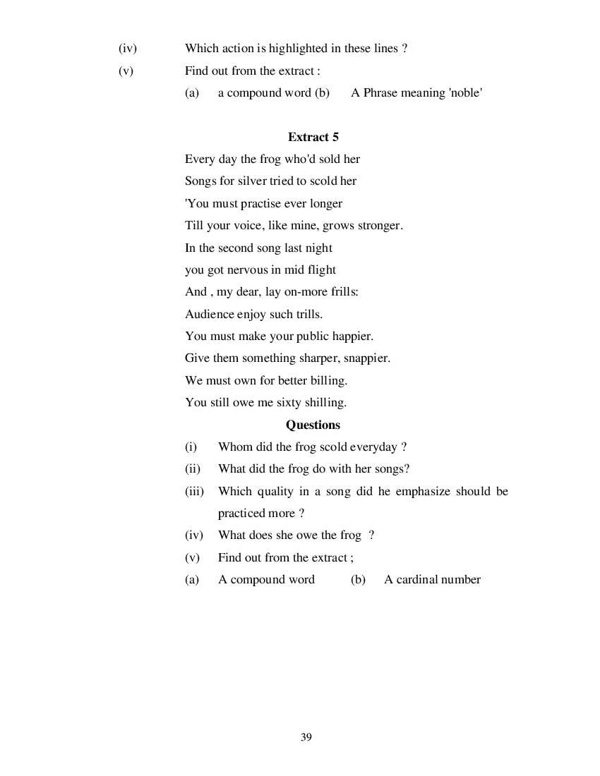 MP Board Class 11 English (Special) Question Bank (PDF) – Important Questions
