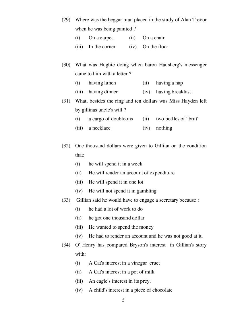 MP Board Class 11 English (Special) Question Bank (PDF) – Important Questions