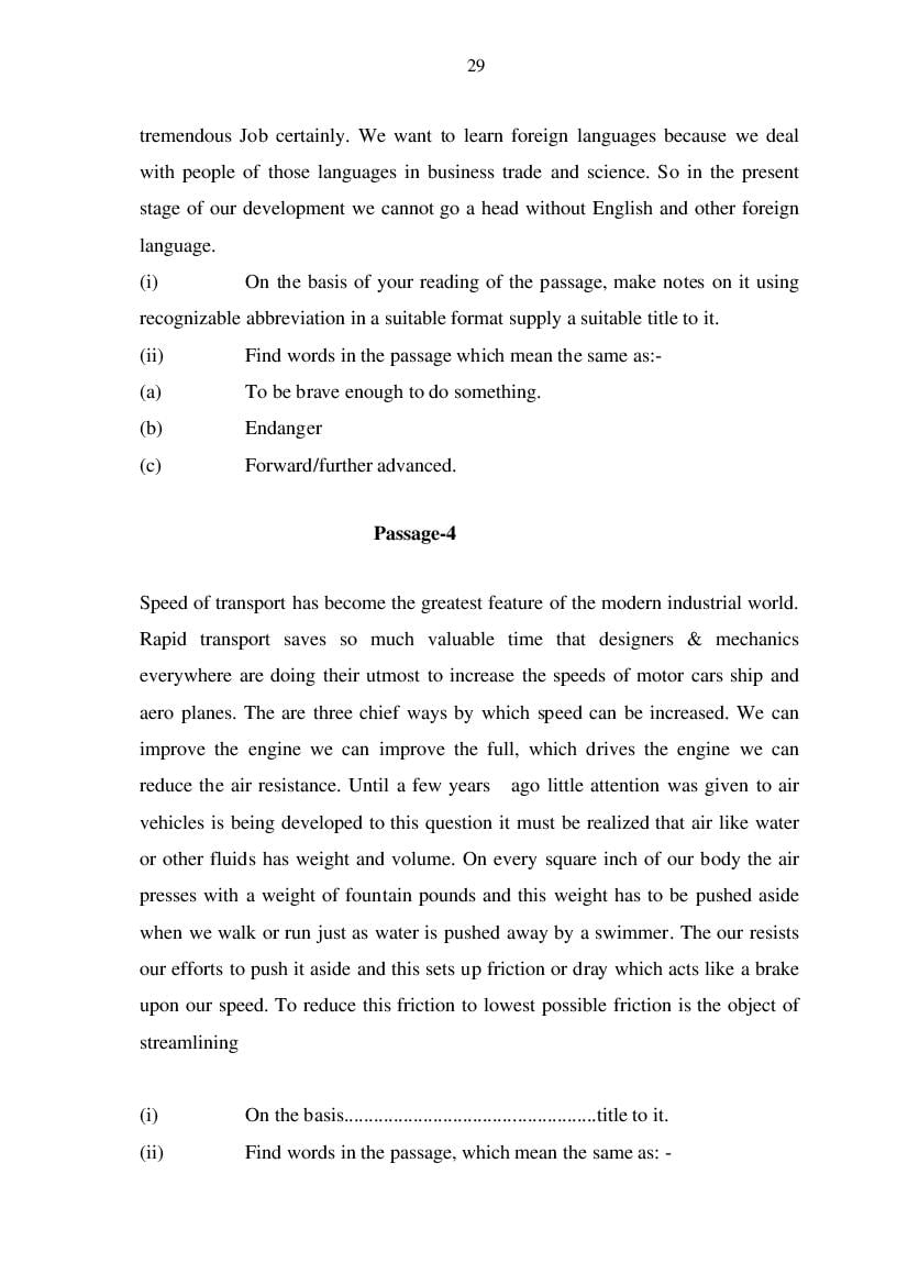 MP Board Class 11 English (General) Question Bank (PDF) – Important Questions