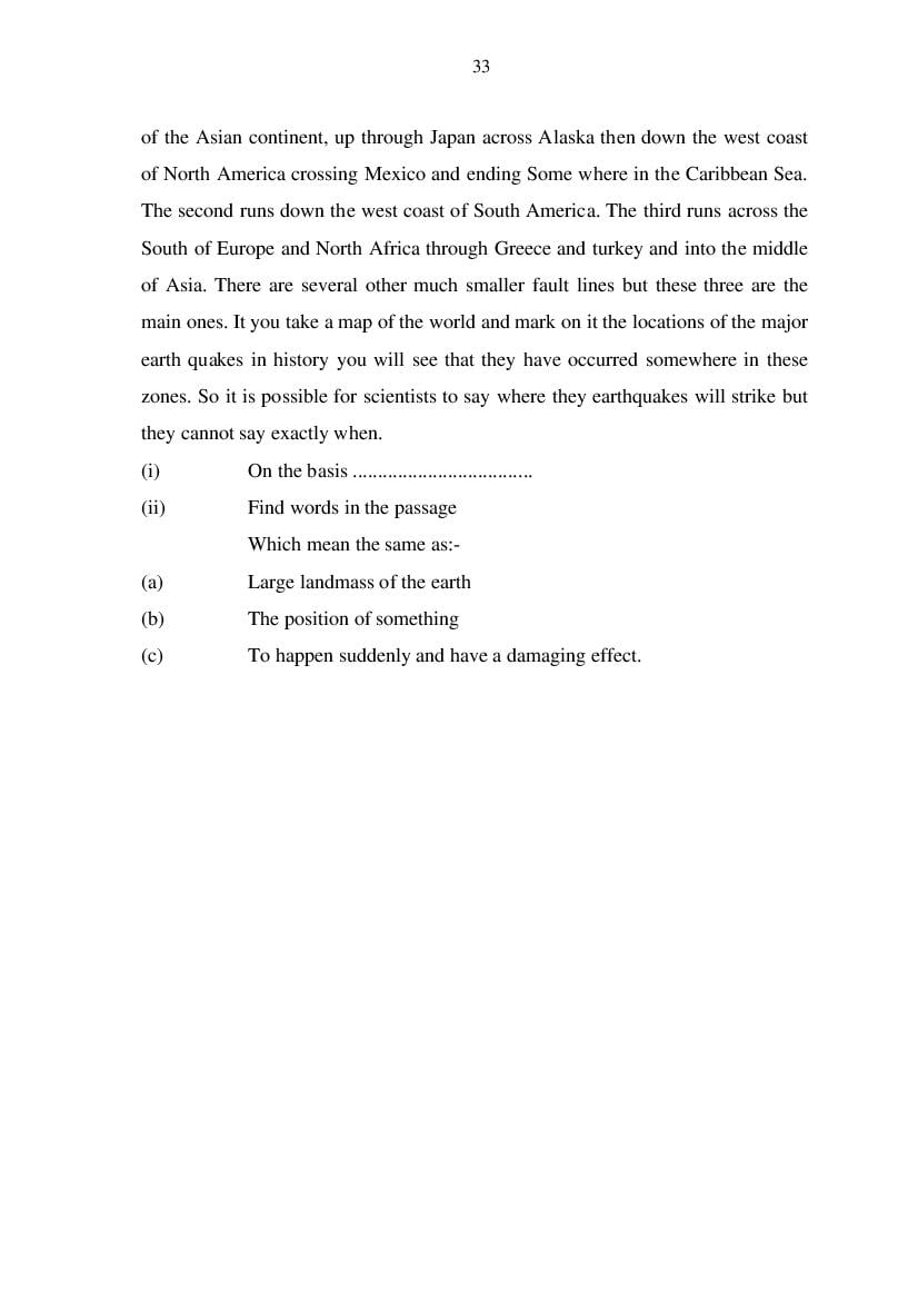 MP Board Class 11 English (General) Question Bank (PDF) – Important Questions