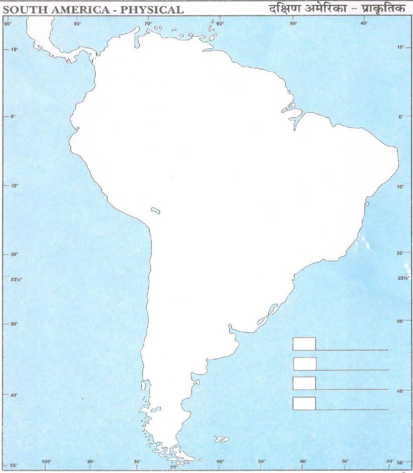 South America Physical Map - Page 1