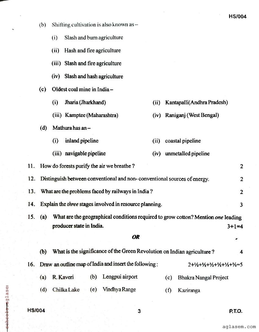 ssc board question paper 2022 with answers class 10 pdf download