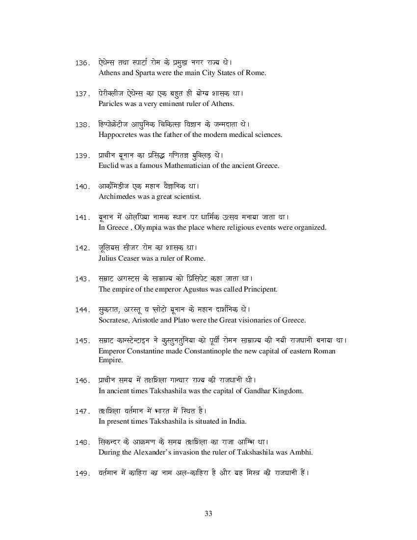 MP Board Class 11 History Question Bank (PDF) – Important Questions