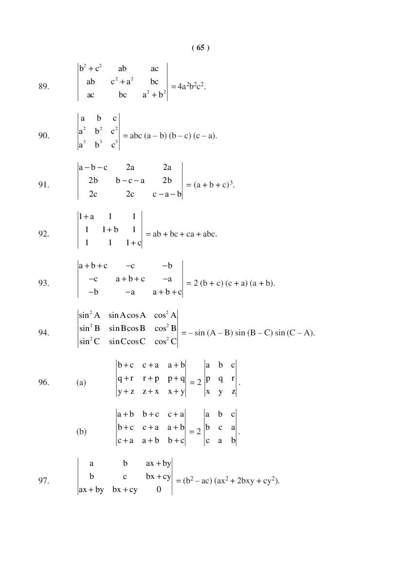 MP Board Class 11 Maths Question Bank (PDF) – Important Questions