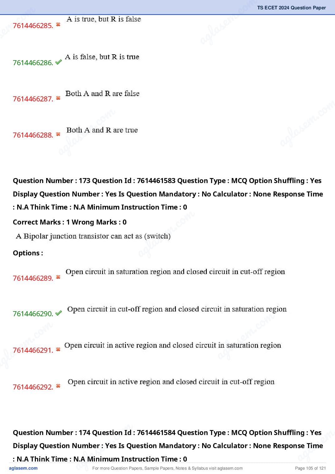 TS ECET 2024 Question Paper PDF with Answer Key (5 Papers)
