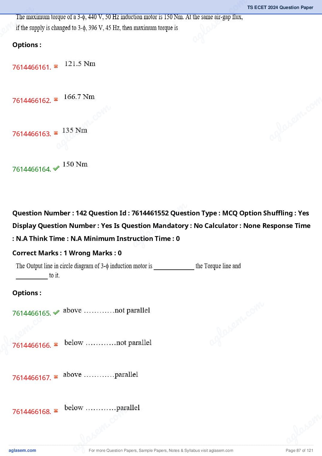 TS ECET 2024 Question Paper PDF with Answer Key (5 Papers)