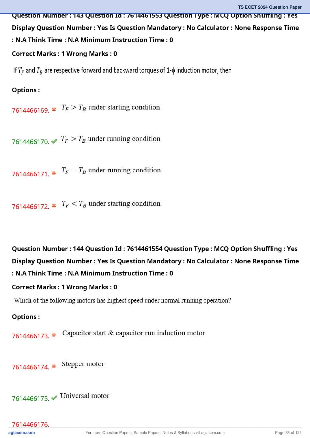 TS ECET 2024 Question Paper PDF with Answer Key (5 Papers)