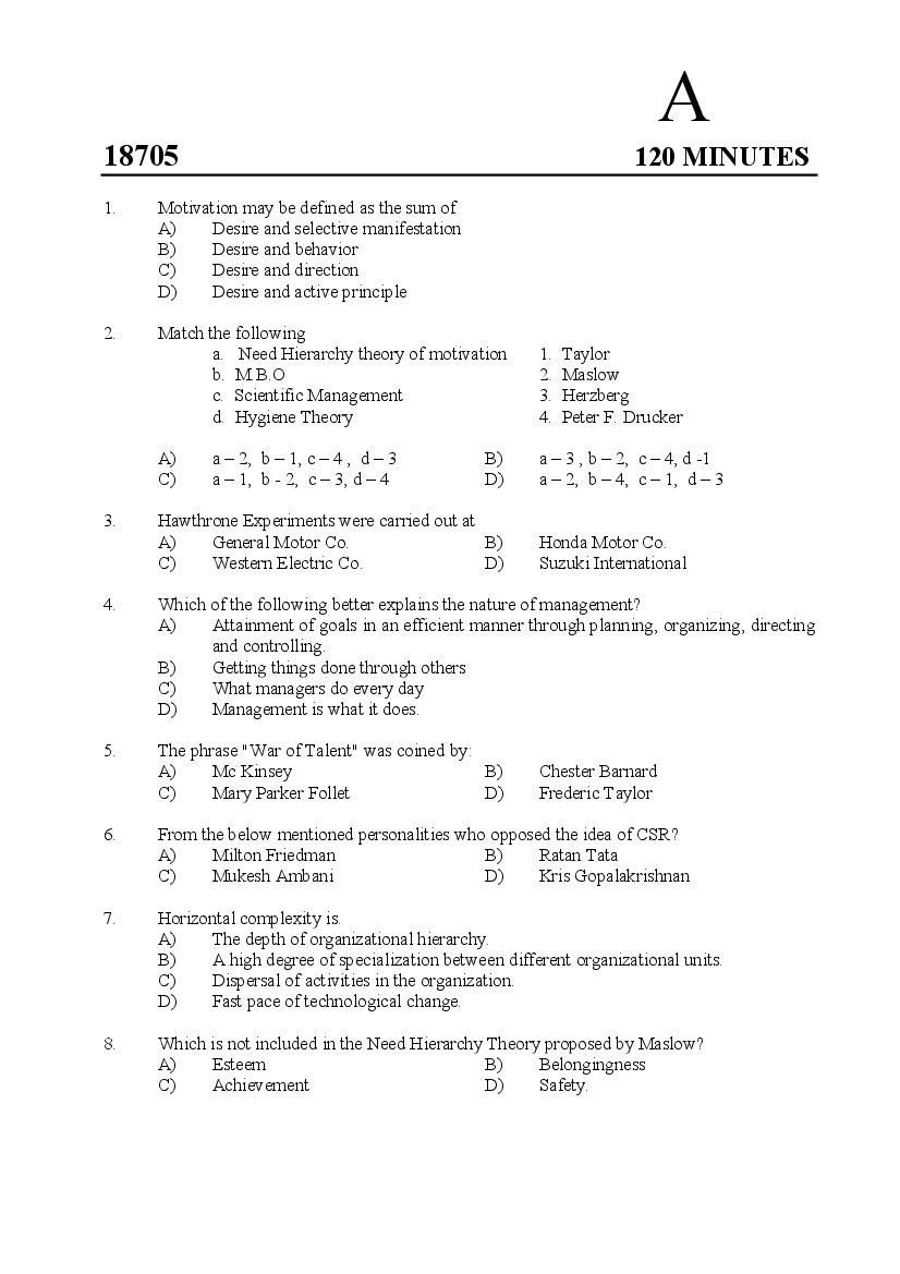 Kerala SET 2018 Jul Question Paper Commerce - Page 1 of 15