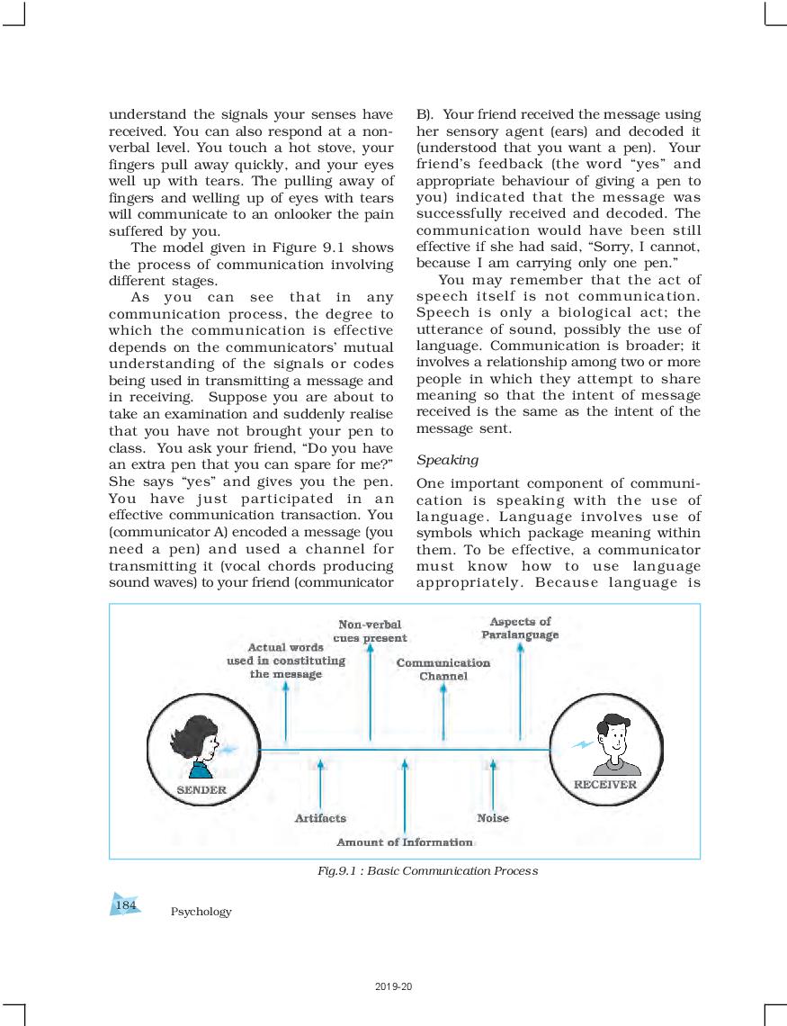 NCERT Book Class 12 Psychology Chapter 9 Developing Psychological Skills