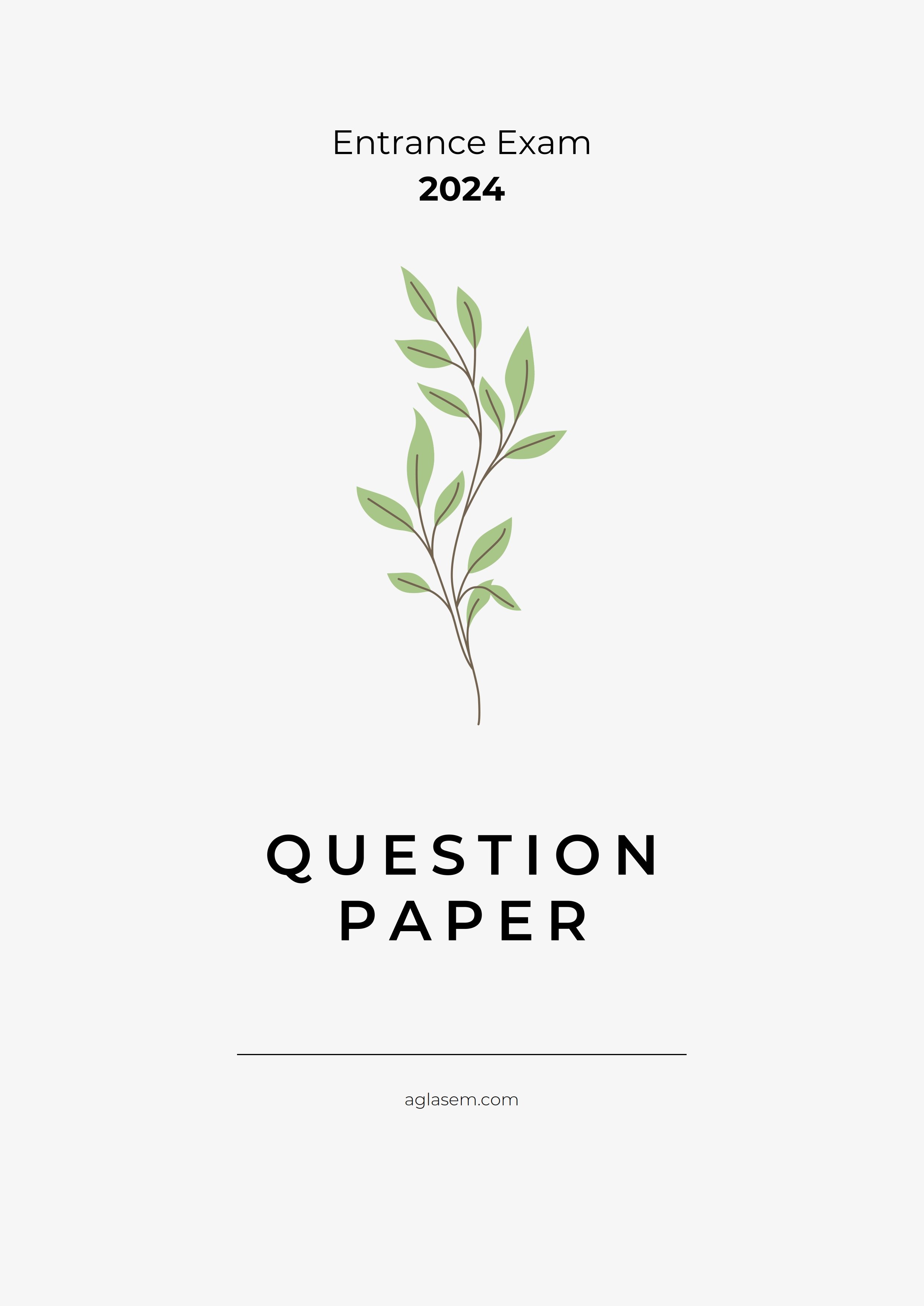 AP ICET 2025 Question Paper Shift 1 - Page 1