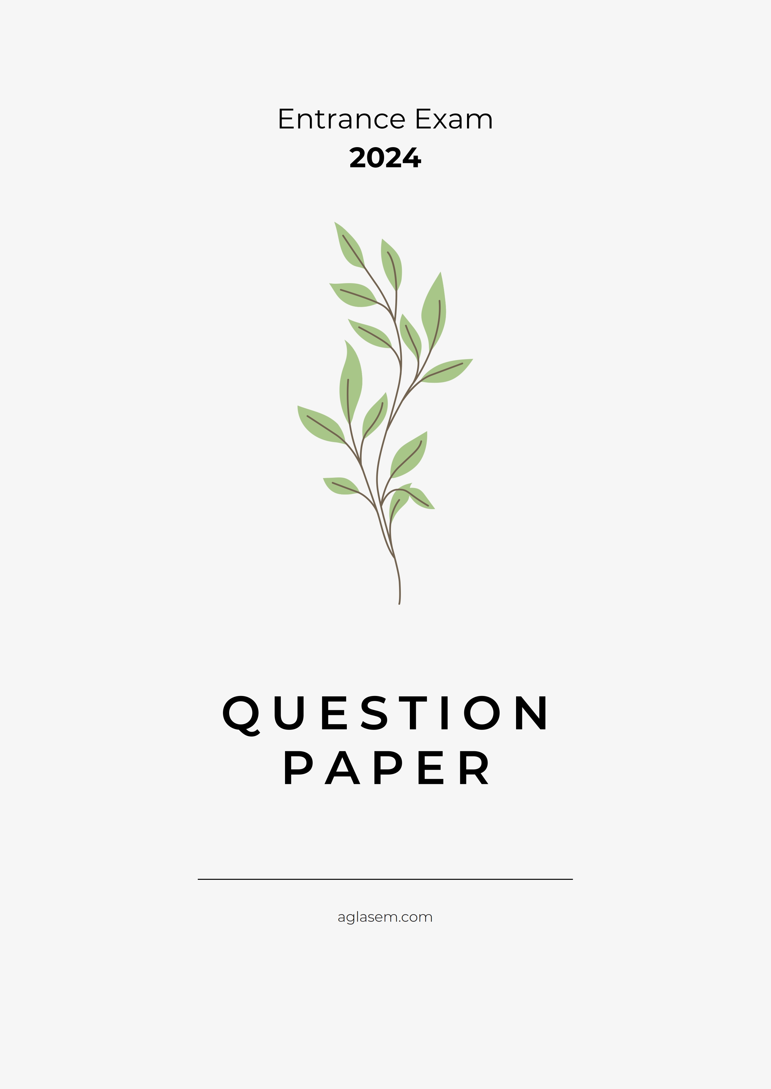 AP ICET 2025 Question Paper Shift 2 - Page 1