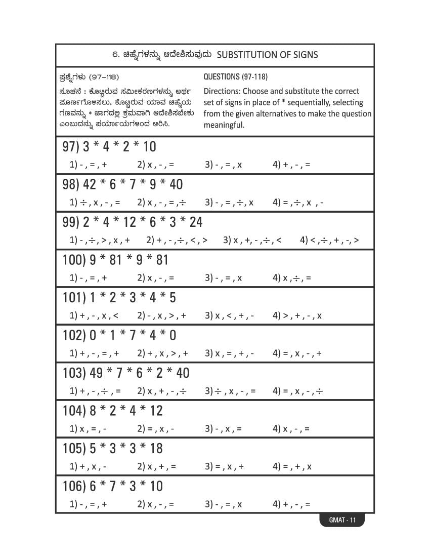 Karnataka NMMS Study Material (PDF) – MAT and SAT Science, Maths, Social Science