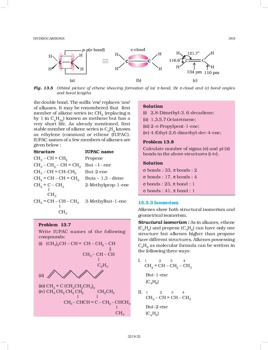 NCERT Book Class 11 Chemistry Chapter 13 Hydrocarbons