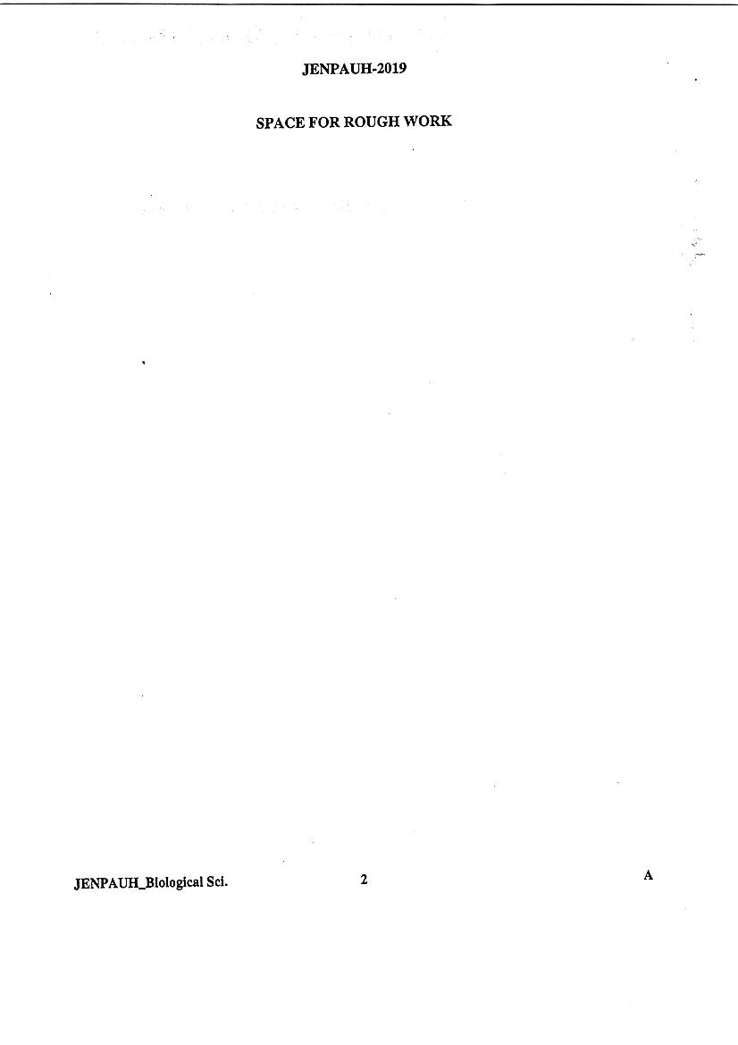 JENPAS UG 2019 Question Paper PDF (JENPAUH, 2 Papers)