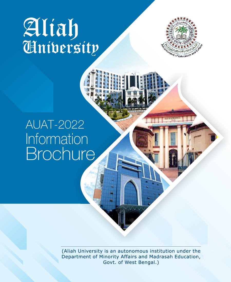 AUAT 2022 Information Brochure - Page 1