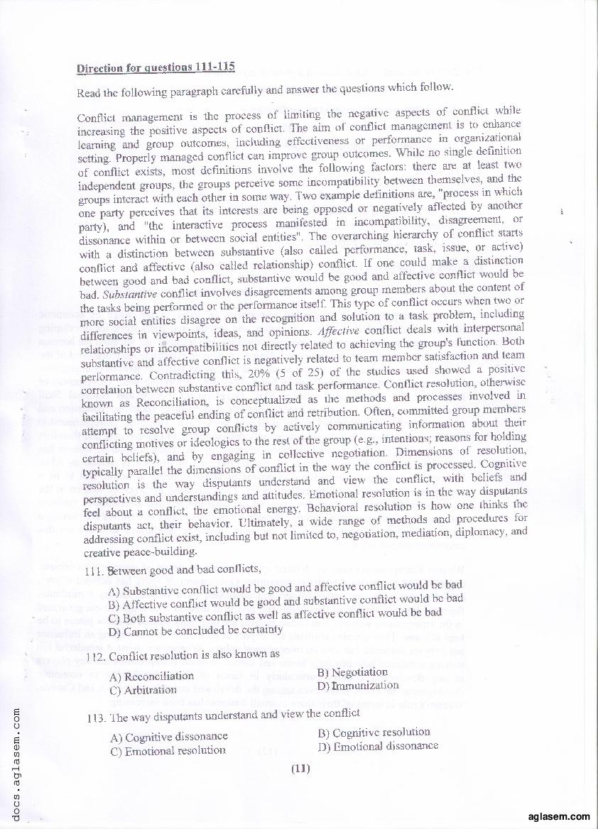 PU MET 2015 Question Paper PDF with Answer Key