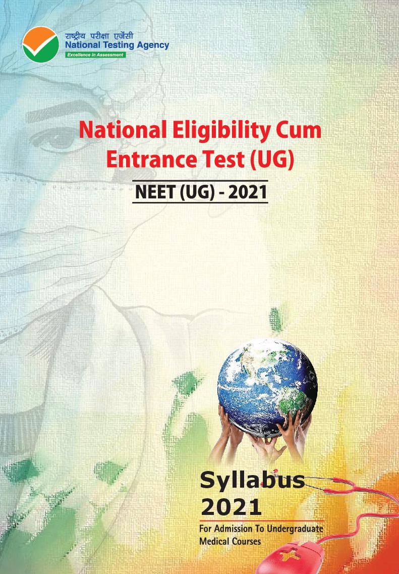 NEET 2021 Syllabus for Physics, Chemistry, Biology - Page 1