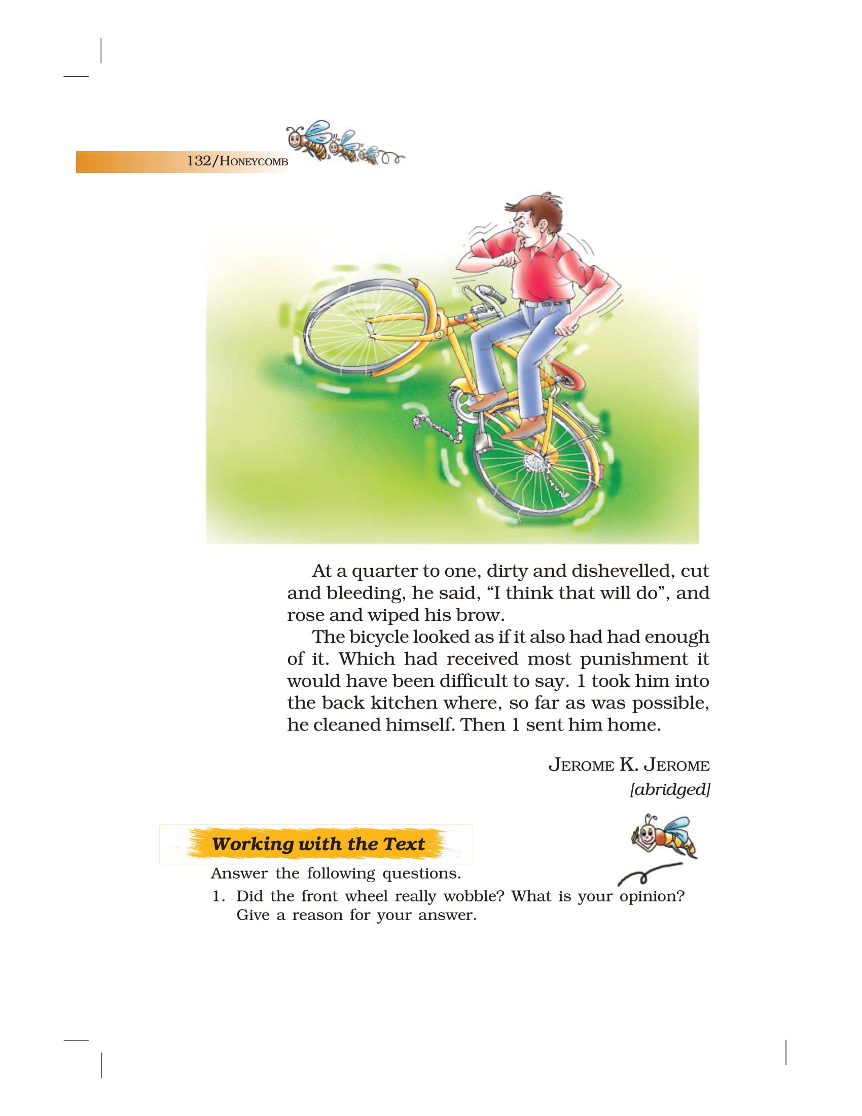 Ncert Book Class 7 English Honeycomb Chapter 9 A Bicycle In Good Repair