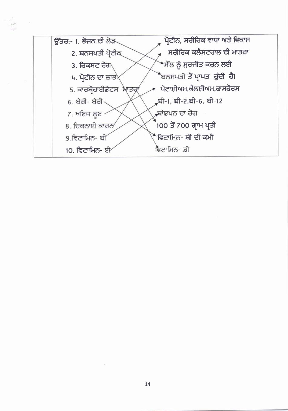 PSEB 10th Class Question Bank 2024