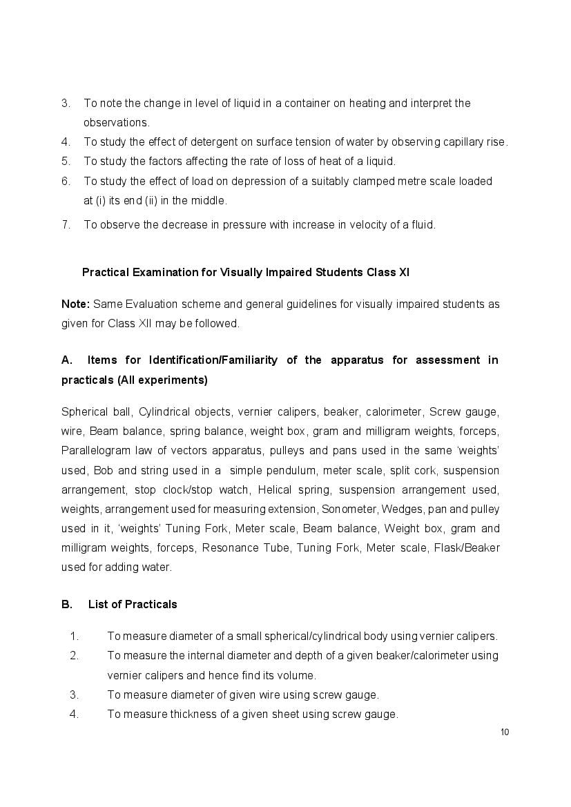 CBSE Syllabus For Class 11 Science (PCB) 2020-21 [Revised]