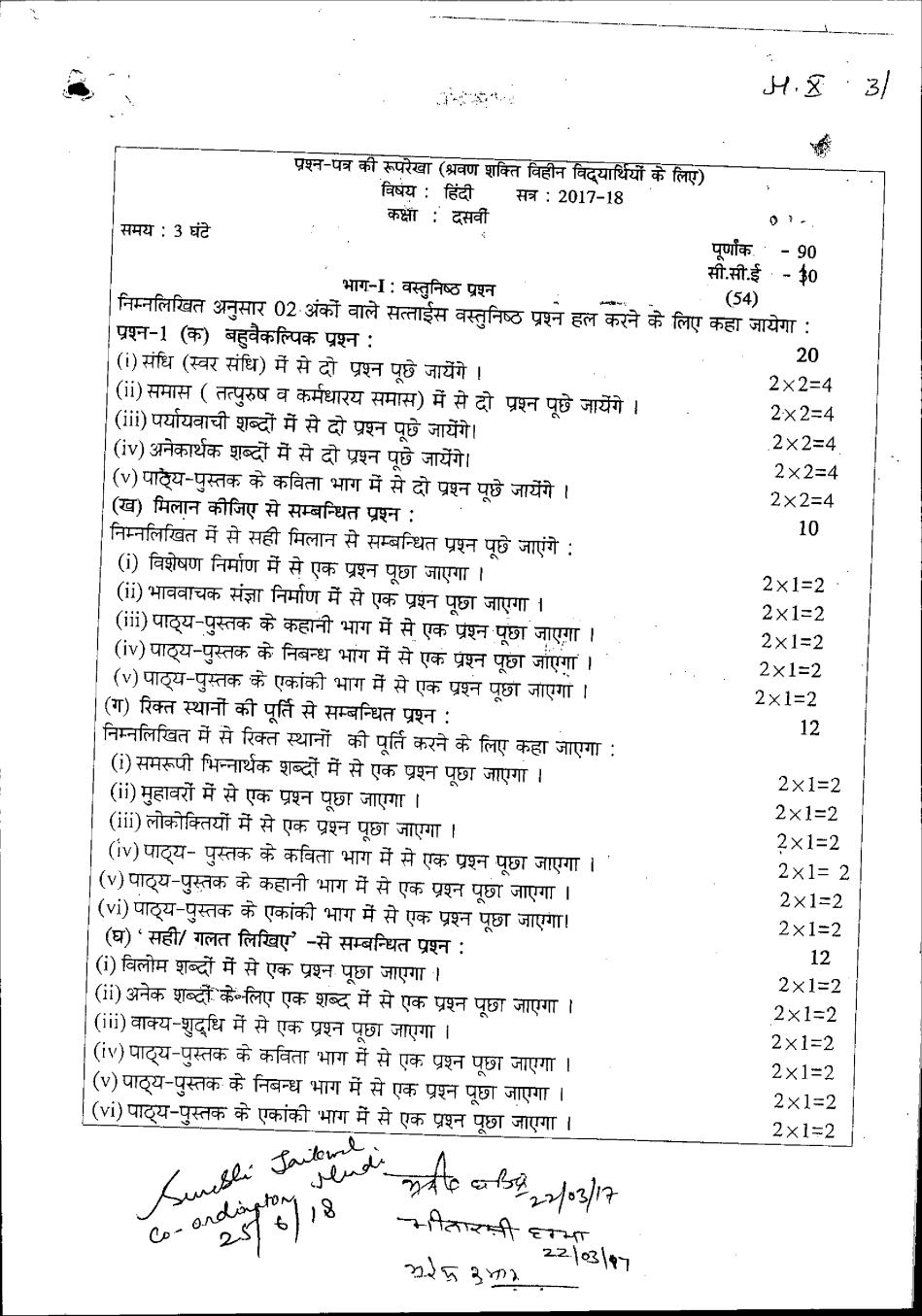 PSEB 10th Class Hindi Question Bank (Hindi Medium) - Page 1