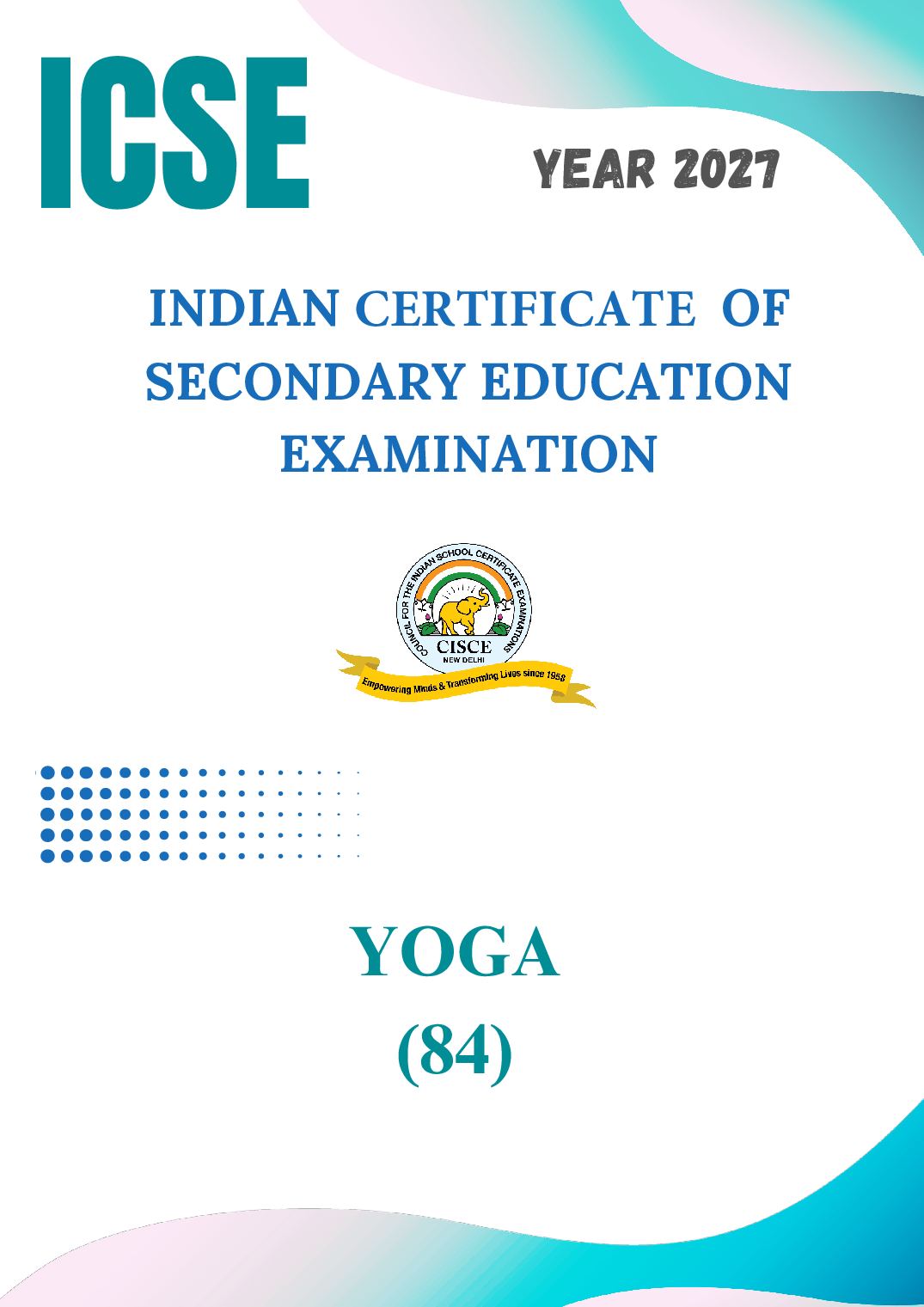 ICSE Class 9 Syllabus 2027 Yoga - Page 1 of 8