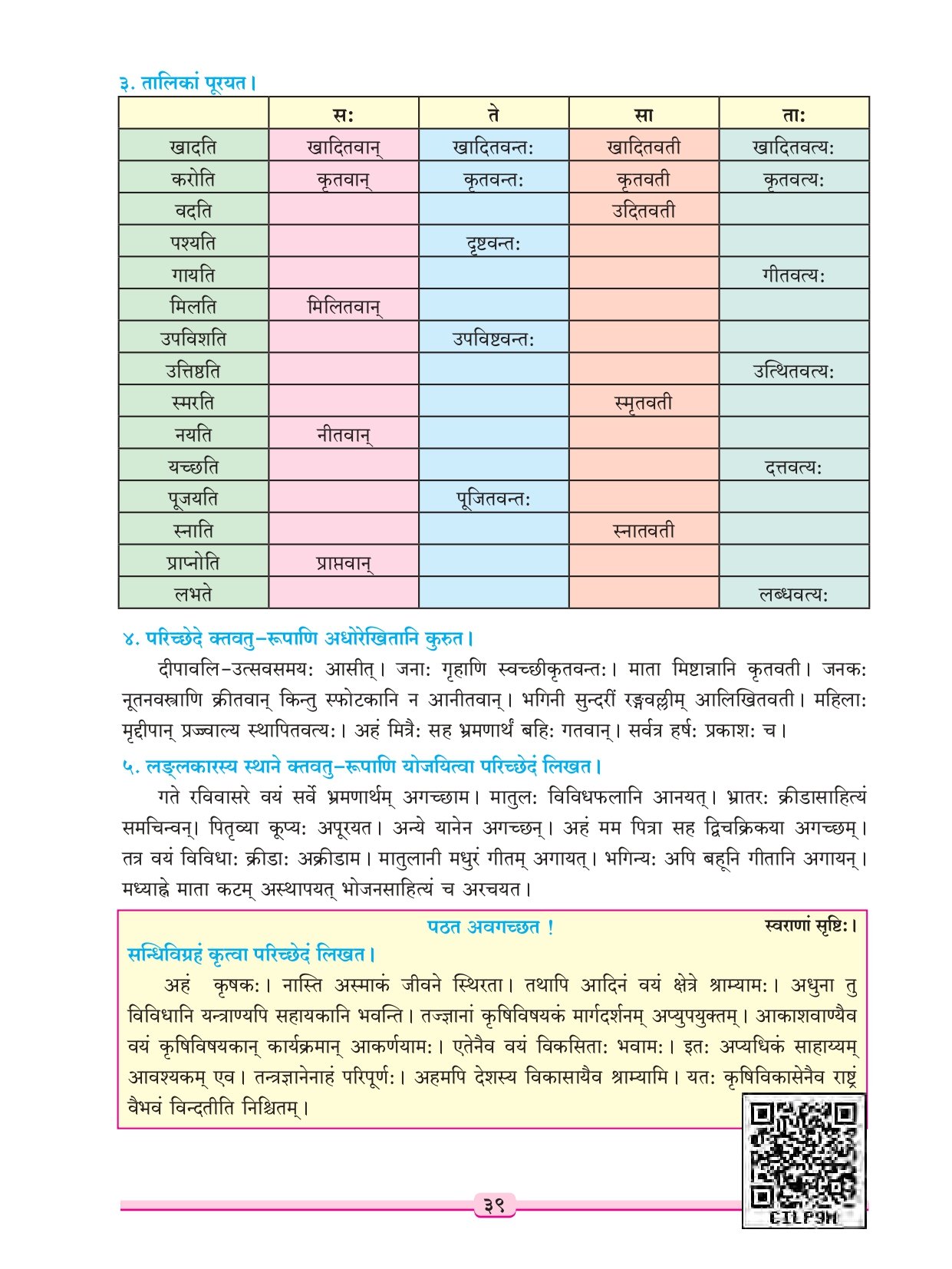 Maharashtra Board 9th Standard Sanskrit Book (PDF)