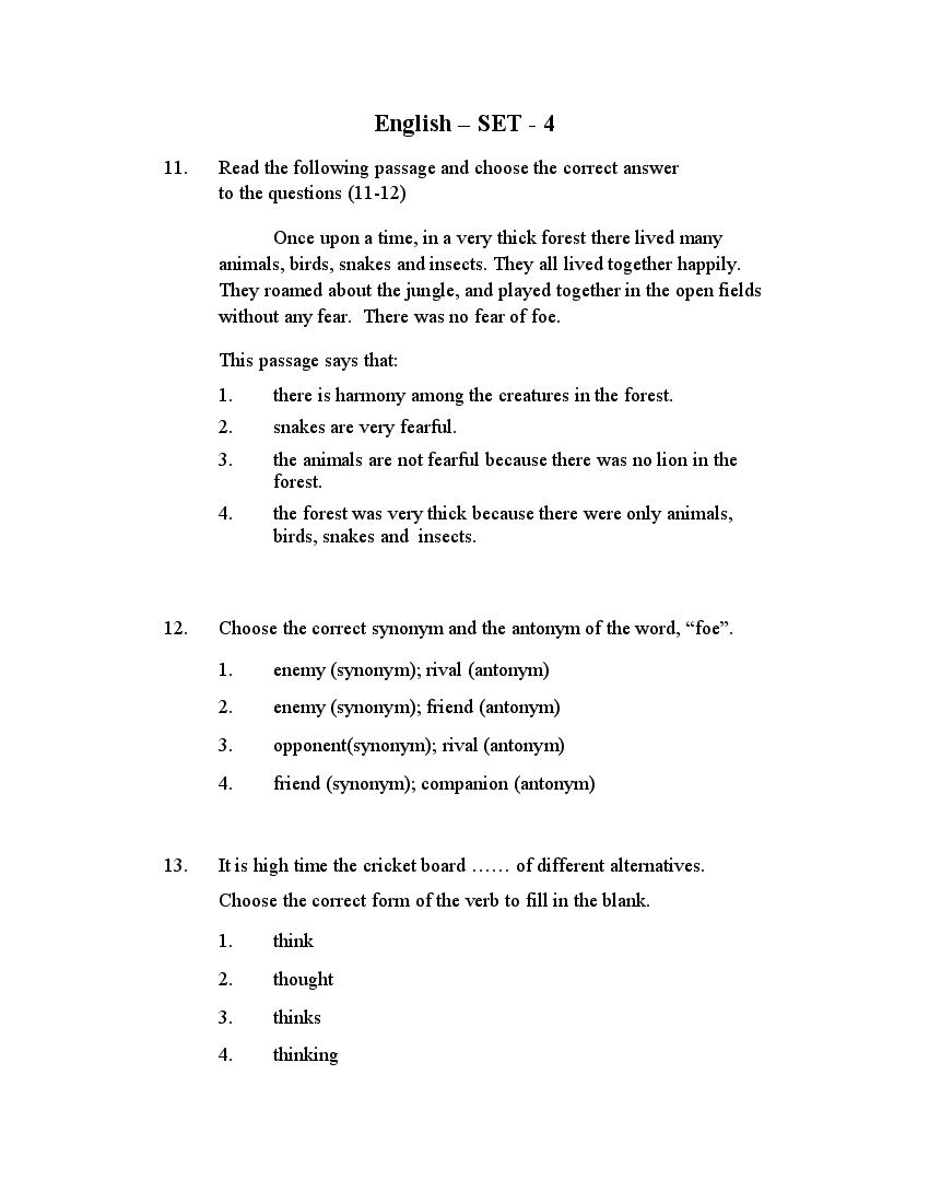 AP DEECET 2018 Question Paper PDFs Download With Answer Key 