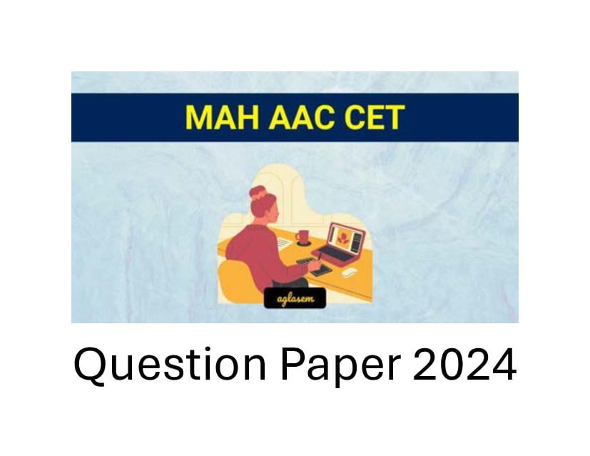 MAH AAC CET 2024 Question Paper - Page 1