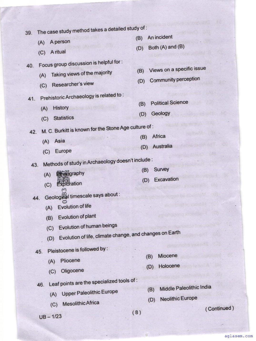 Odisha CPET 2025 Question Paper PDF (Subject-wise, 47 Papers)