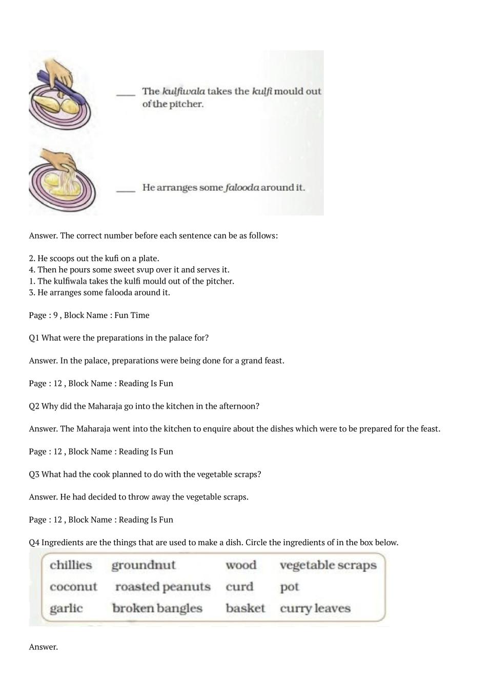 NCERT Solutions For Class 5 English Chapter 1 Wonderful Waste PDF 