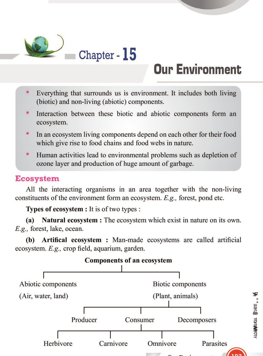 case study based question our environment class 10