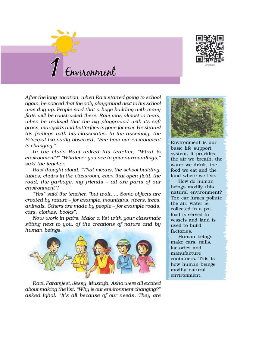 NCERT Book Class 7 Social Science (Geography)  Chapter 1 Environment - Page 1