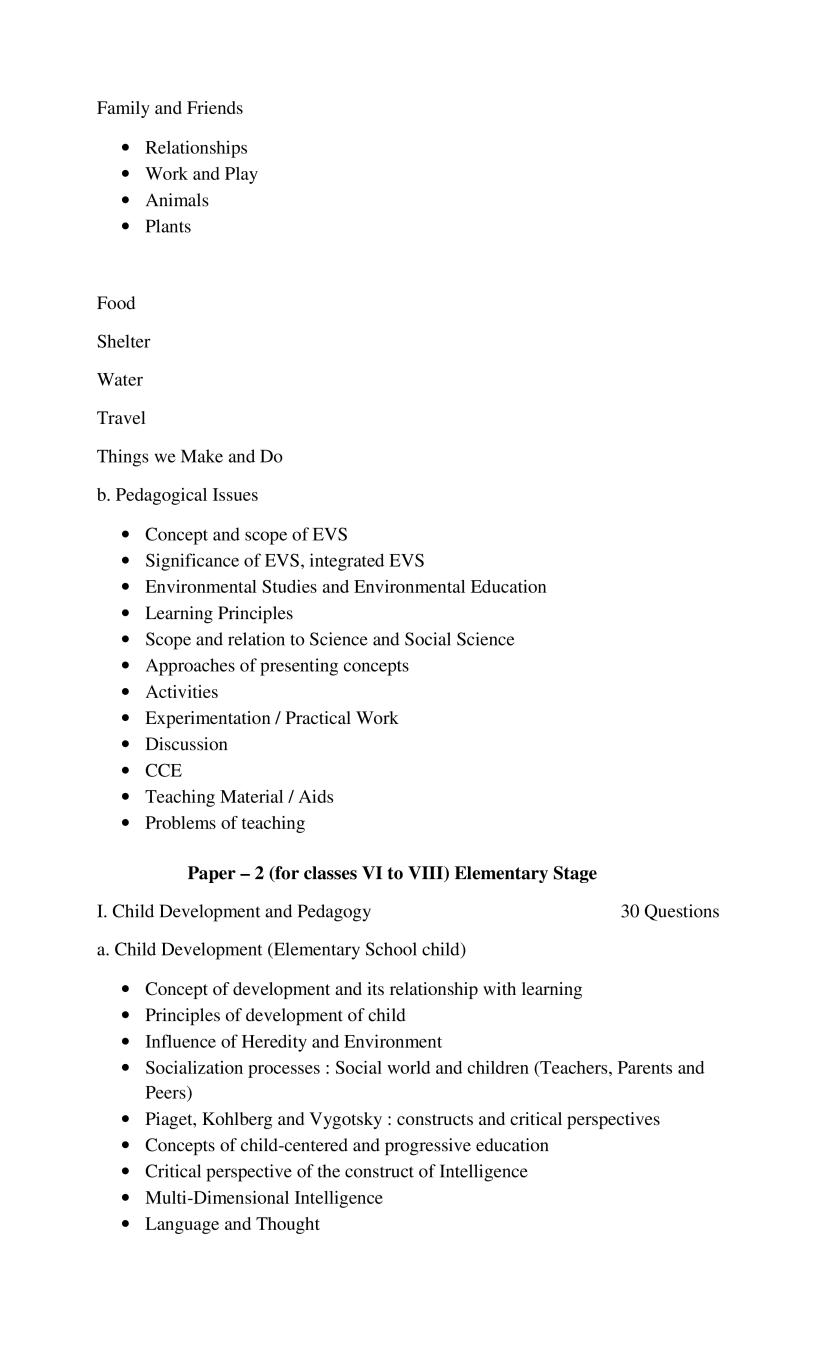 PSTET Syllabus 2021 Download PDF AglaSem Career