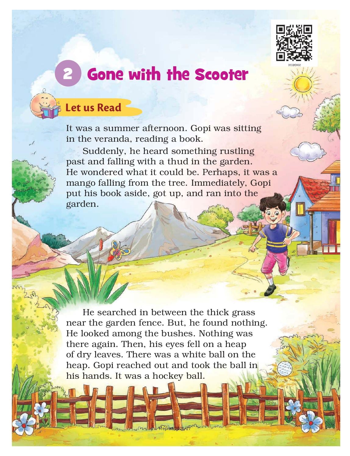 NCERT Book Class 5 English (Santoor) Chapter 2 Gone with the Scooter - Page 1 of 16