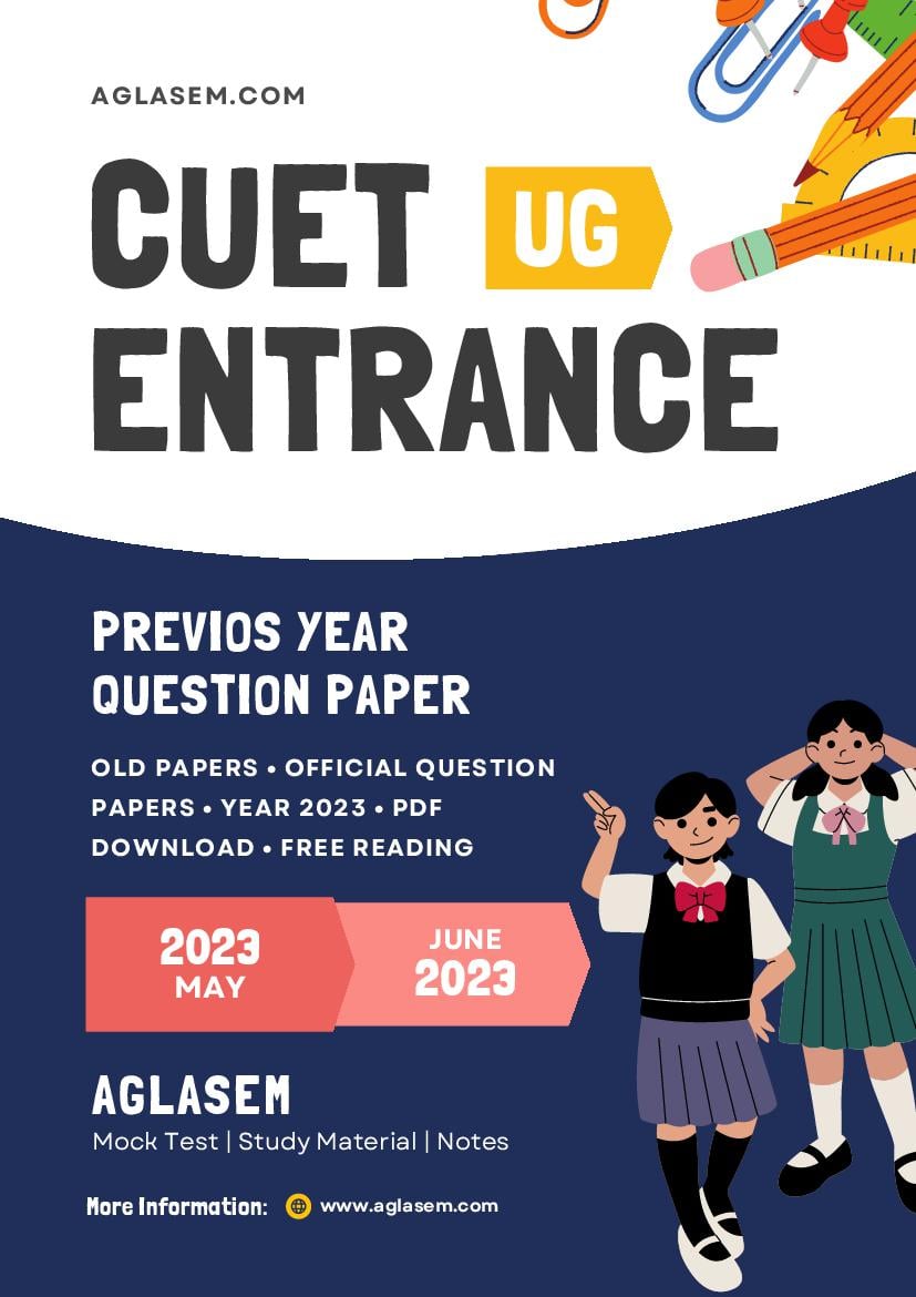 CUET 2023 Question Paper History - Page 1
