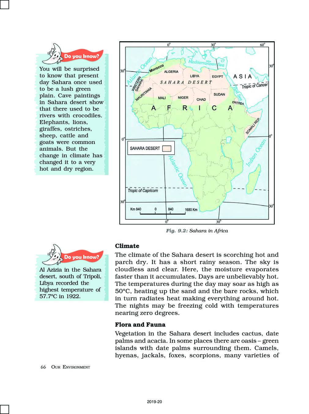 NCERT Book Class 7 Social Science (Geography) Chapter 9 Life In The Deserts