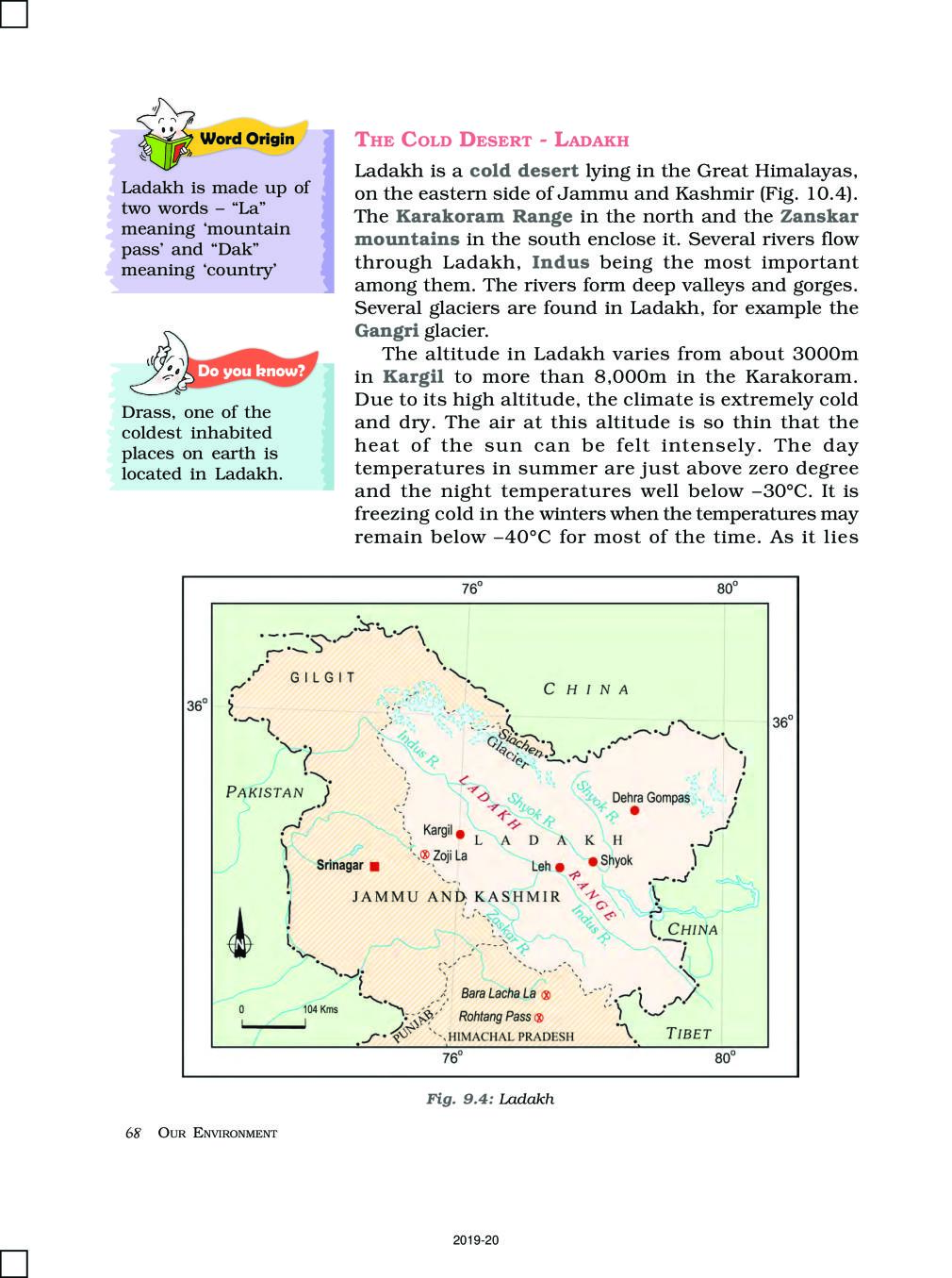 NCERT Book Class 7 Social Science (Geography) Chapter 9 Life in the Deserts