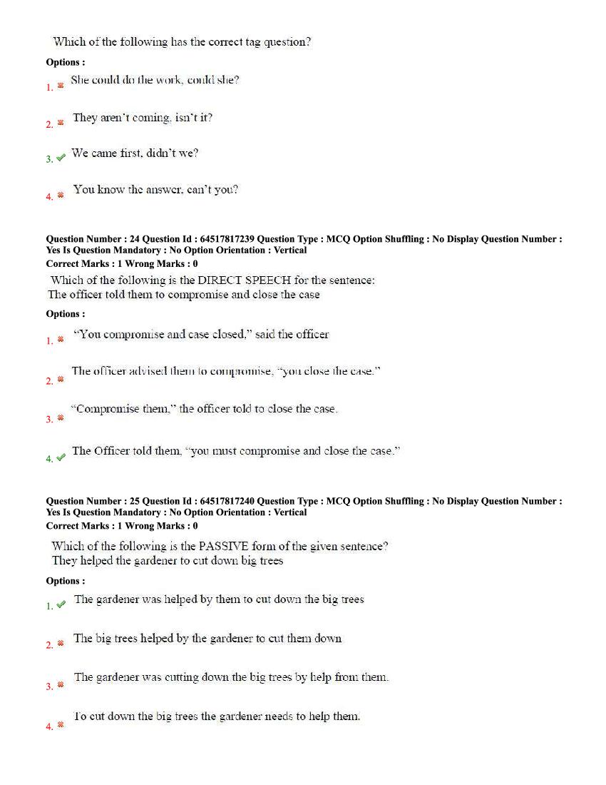 TS EdCET 2020 Question Paper PDF (5 Subject Papers, 1 and 3 Oct)