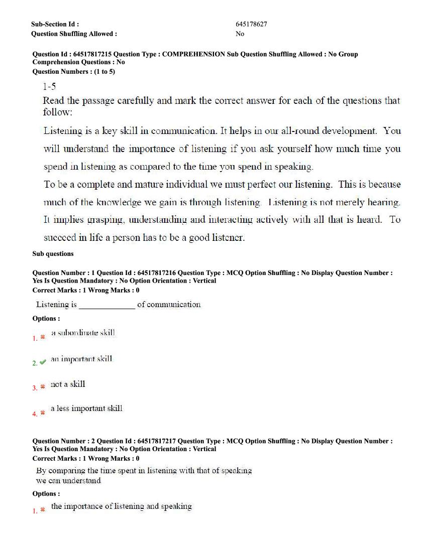 TS EdCET 2020 Question Paper PDF (5 Subject Papers, 1 and 3 Oct)
