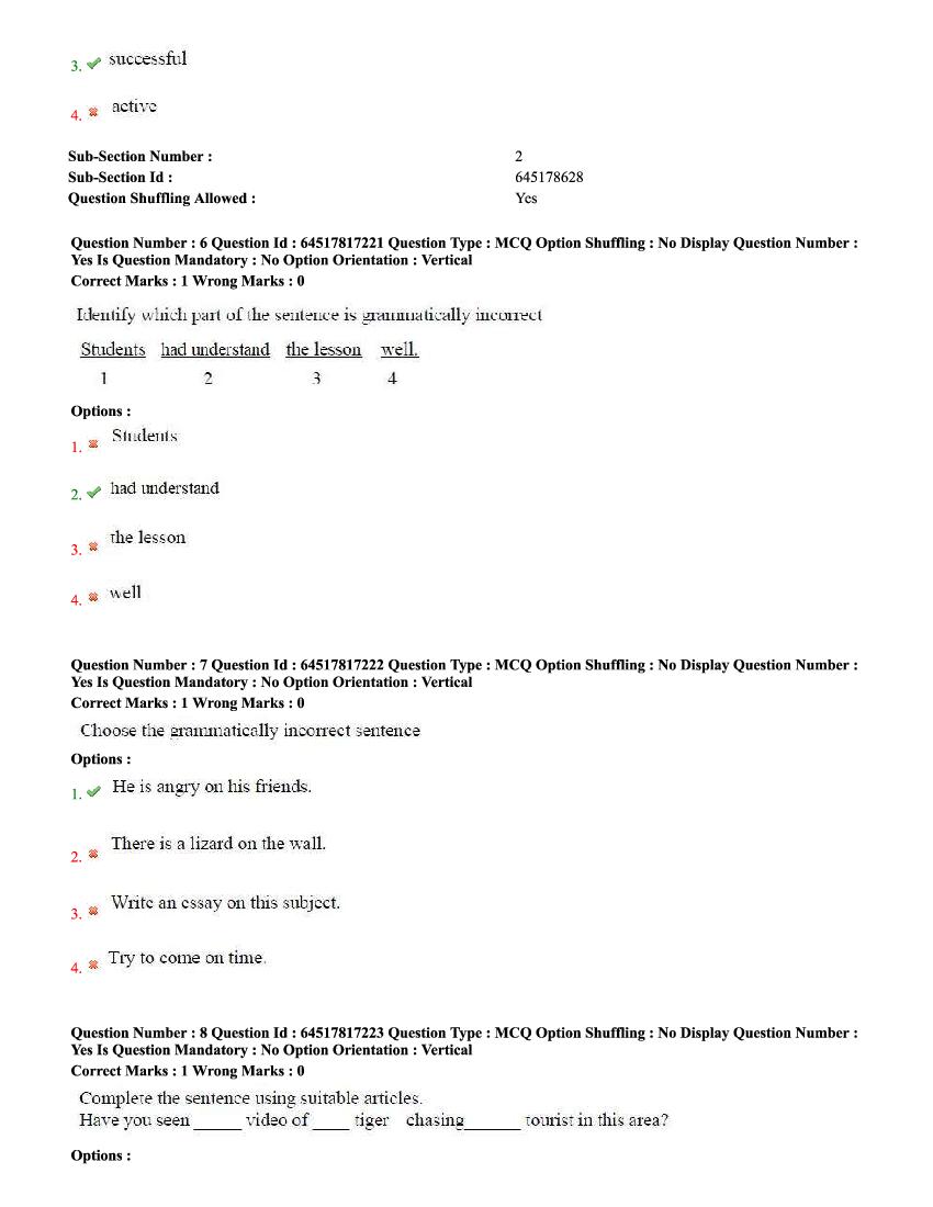 TS EdCET 2020 Question Paper PDF (5 Subject Papers, 1 and 3 Oct)