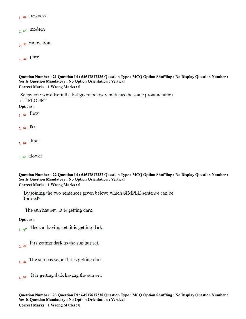TS EdCET 2020 Question Paper PDF (5 Subject Papers, 1 and 3 Oct)