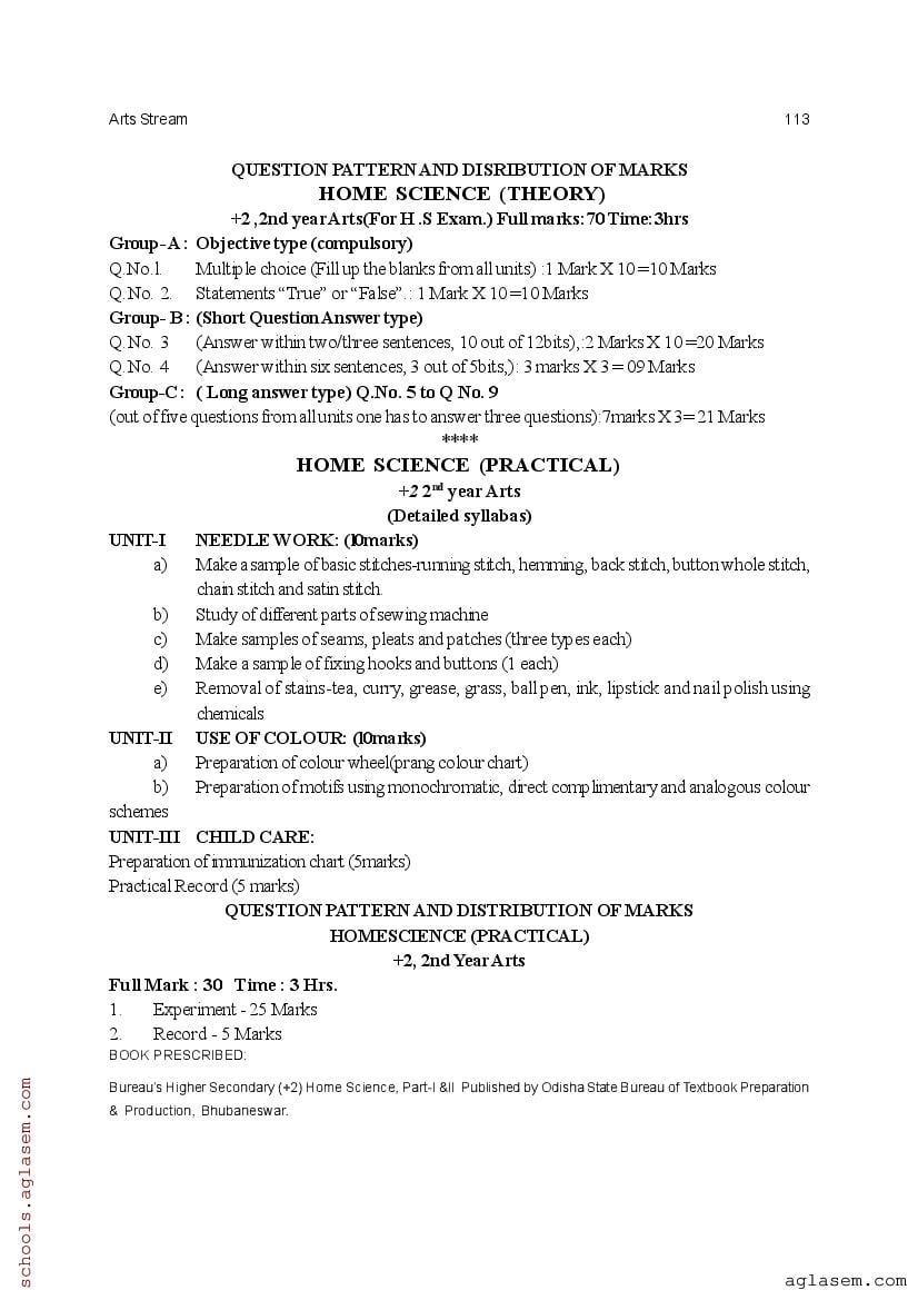 CHSE Odisha +2 Syllabus 2025 (PDF) – Odisha Board Syllabus for Class 12