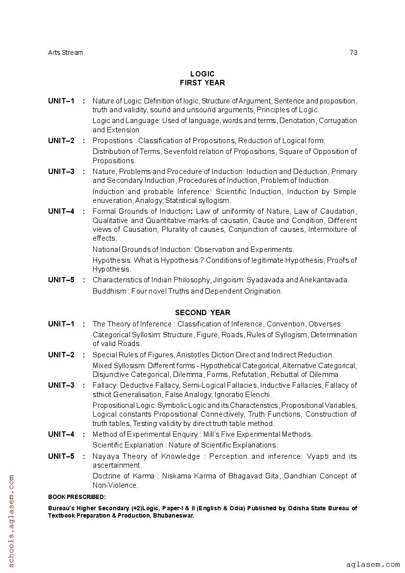 CHSE Odisha +2 Syllabus 2025 (PDF) – Odisha Board Syllabus for Class 12