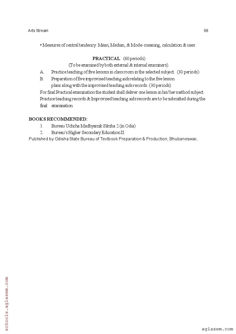 CHSE Odisha +2 Syllabus 2025 (PDF) – Odisha Board Syllabus for Class 12