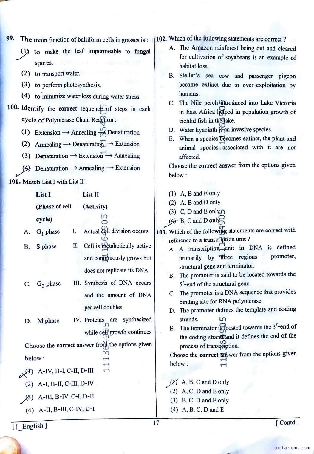 NEET 2026 Question Paper PDF (Codes 11 to 14) and Answer Keys