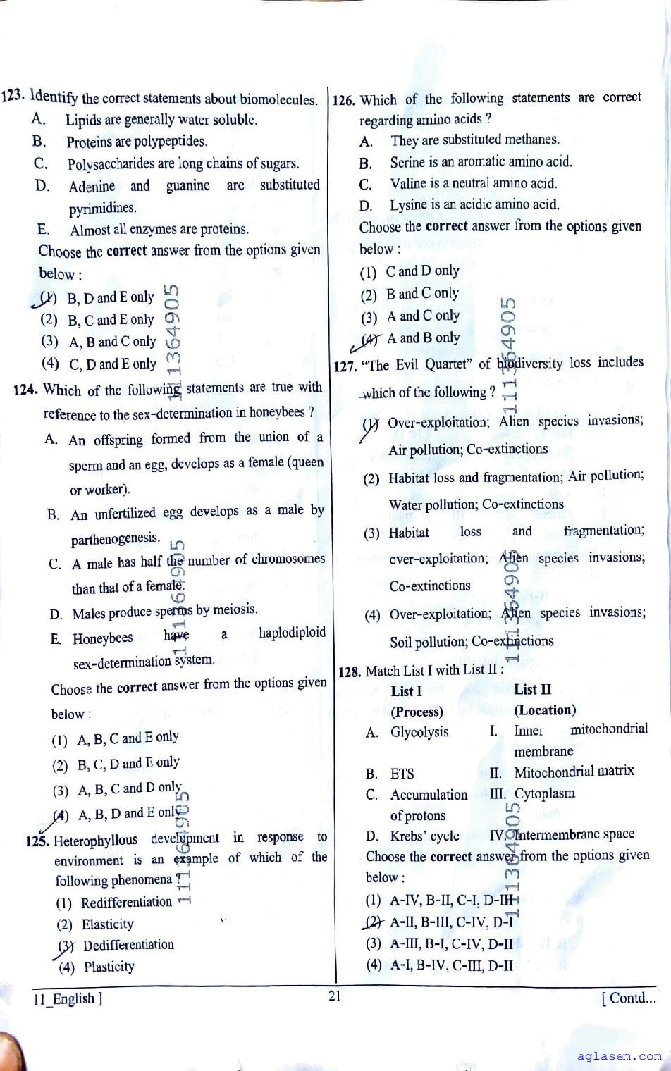 NEET 2026 Question Paper PDF (Codes 11 to 14) and Answer Keys