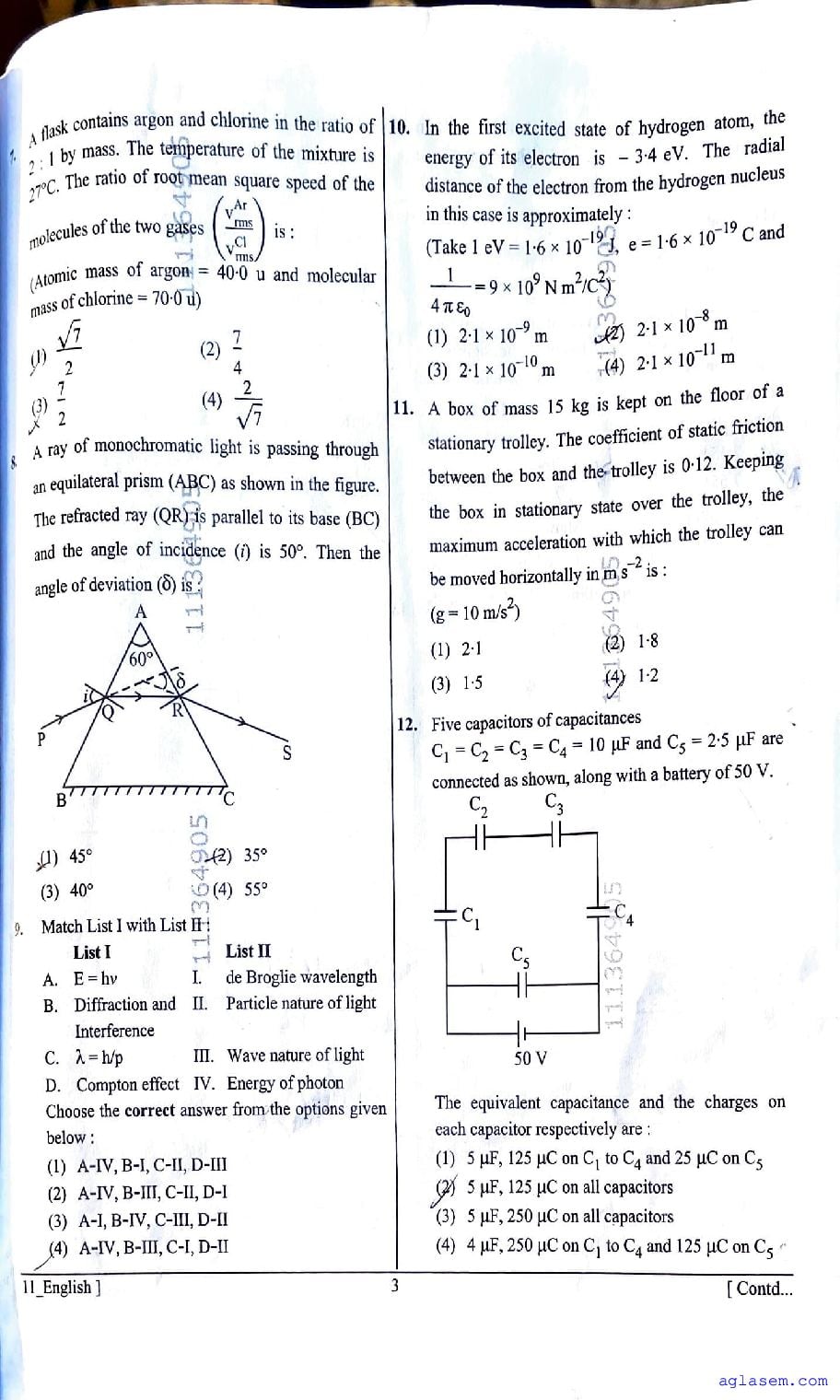 NEET 2026 Question Paper PDF (Codes 11 to 14) and Answer Keys