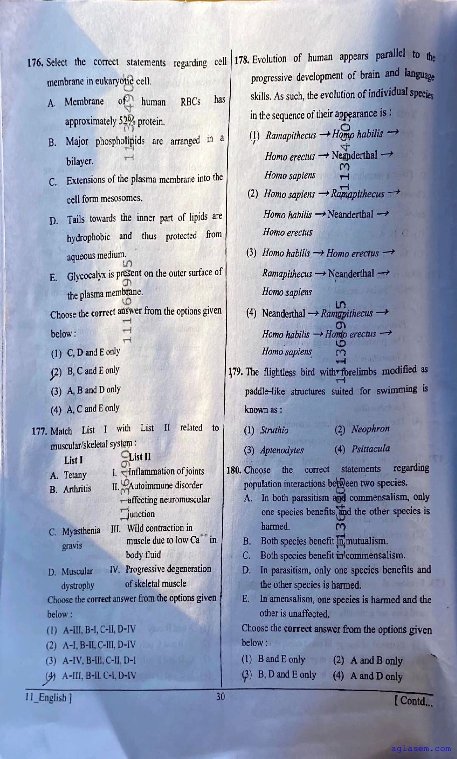 NEET 2026 Question Paper PDF (Codes 11 to 14) and Answer Keys