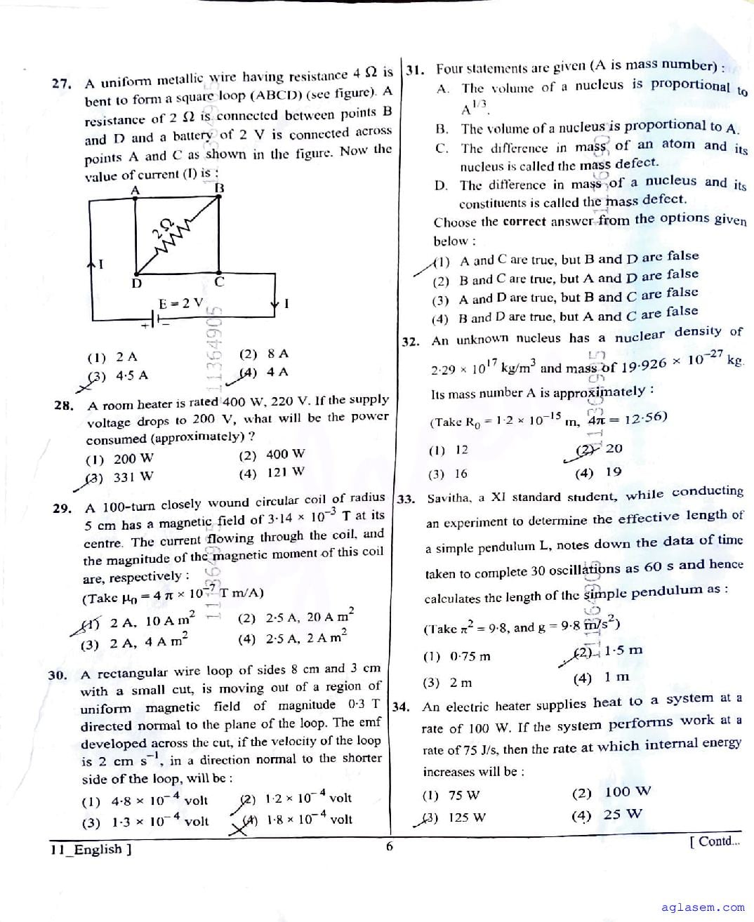 NEET 2026 Question Paper PDF (Codes 11 to 14) and Answer Keys